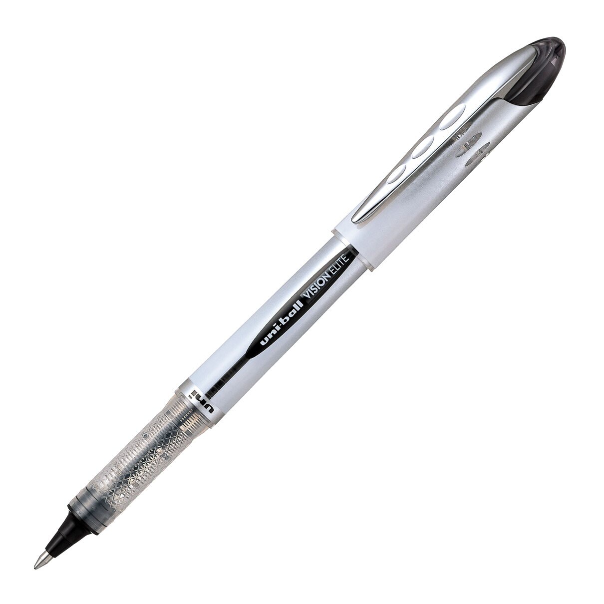 Roller 0.8 mm Uni-Ball UB-200 VisionElite, corp alb/cerneala neagra